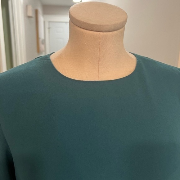 Kimchi Blue Long Sleeve Teal Green Dress with Back Cut Outs - Picture 4 of 15